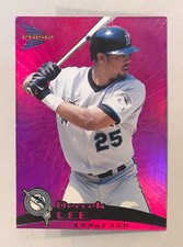 1999 Pacific Prism - Holographic Purple - Derrek lee #63 - Marlins - NrMt