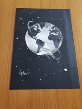 1957 RARA VECCHIA TAVOLA DI LUIGI TARQUINI ILLUSTRATORE MODA VINTAGE