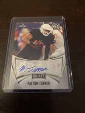 PAYTON TURNER 2021 Leaf Draft XRC Rookie Auto Autograph Houston Cougars SAINTS