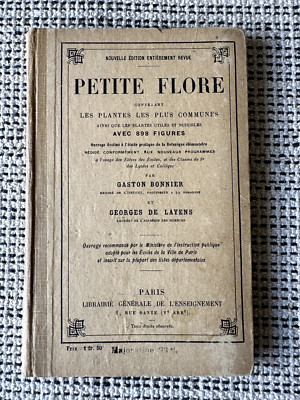 Gaston Bonnier & Georges de Layens * Petite Flore * Lib. des Unterrichts 1915