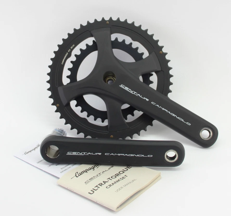 Guarnitura CAMPAGNOLO Centaur 50 - 34 denti Road CX pedivella 175 mm 11s confezione originale - Immagine 3 di 4