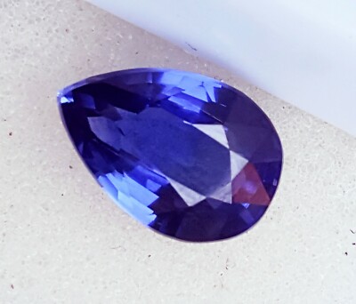 100% Natural Tanzanite Pear Cut 3.55 Ct Certified Loose Gemstone With Free Gift
