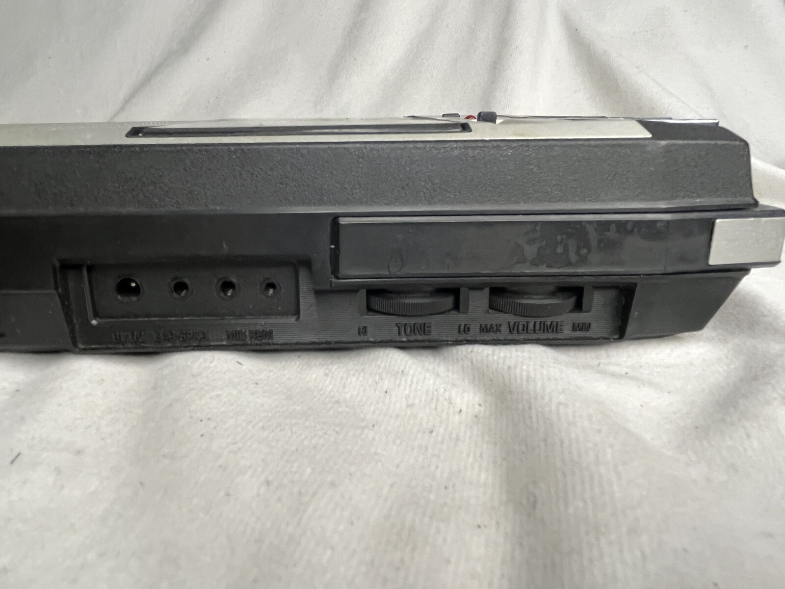 Vintage General Electric 3-5153A Portable Cassette Tape Recorder Player Works