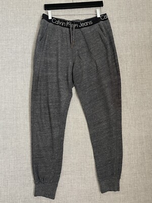 Calvin Klein Jeans Sweat Pants Joggers Mens Small Logo Waist Band