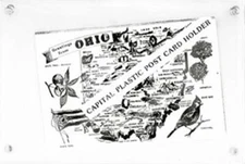 Capital Holder For A Postcard Or Photo Top Quality Protector Display Case New