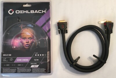 Oehlbach DVI-D 300 3 M. 29172 DVI-D Kabel 4 Sterne Neu & OVP NP 127 Euro