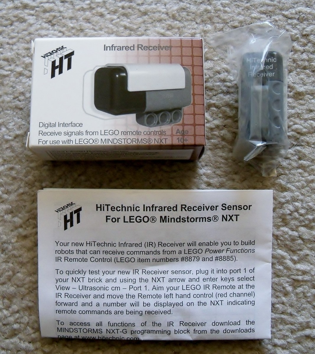 Hitechnics Rare HiTechnic Infrared Receiver NIR1032 New