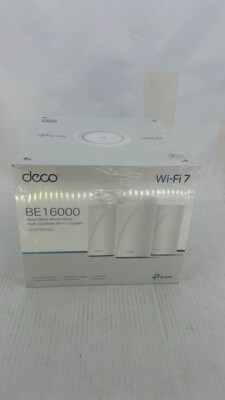 TP-Link - Deco BE16000 Quad-Band Mesh Wi-Fi 7 System with Multi-Gig (3-Pack) ...