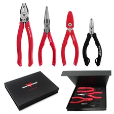 VAMPLIERS 4-PC Carbon Steel Screw Extractor Pliers Tools Gift Set, VT-001-S4BGS