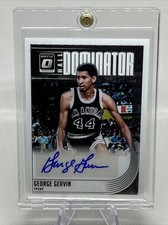 2018-19 Donruss Optic Hall Dominator George Gervin /40 Auto Spurs HOF NM+
