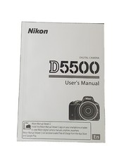 OEM Nikon D5500 5500 Instruction Owners Manual D5500 Book NEW