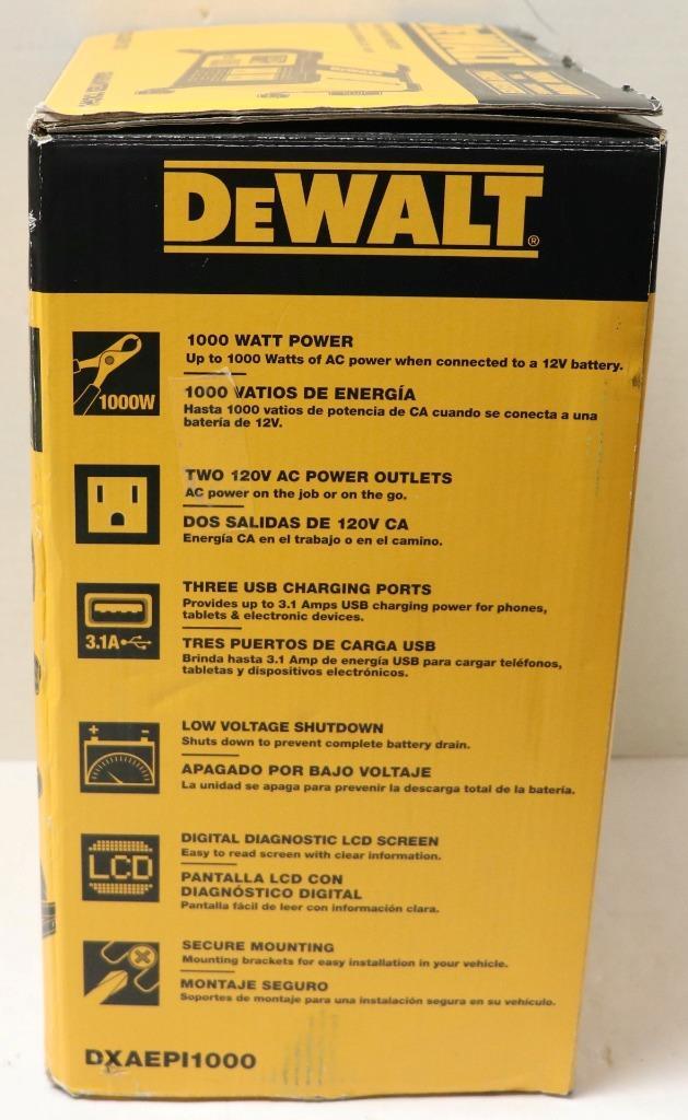 NEW DeWalt DXAEPI1000 1000Watt Power Inverter eBay