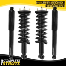 Front Complete Strut & Rear Shock Absorbers for 2005-2021 Nissan Frontier V6