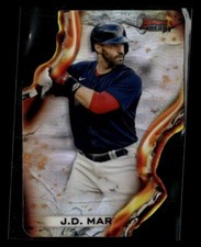 2021 Bowman's Best #HW-20 J.D. Martinez Heatwave Die Cut