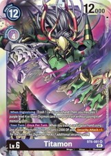 BT6-081 Titamon Super Rare Mint Digimon Card