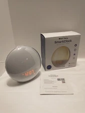 Aduro Tech Theory Smart Clock Sunrise Simulation ALARM CLOCK Open Box Read Pics