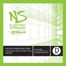 D'Addario NS Electric Contemporary Bass Single D String, 3/4 Medium Tension