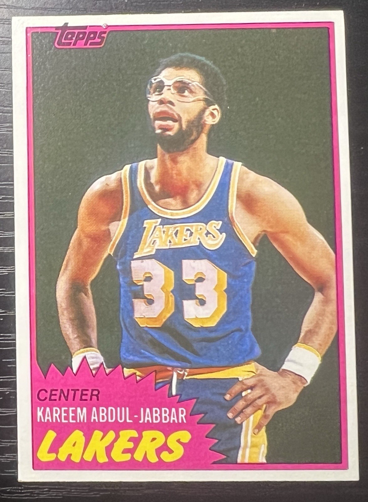 1981-82 Topps - Kareem Abdul-Jabbar #20 VINTAGE Lakers HOF
