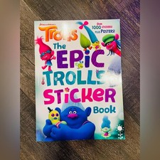 DreamWorks Trolls The Epic Trolls Sticker Book 1,000 Stickers Posters