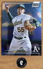 Adrian Martinez 2022 Topps Stadium Club Chrome Base Set Rookie #399 Athletics