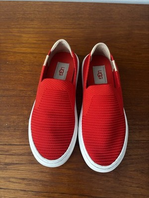 UGG Women's Alameda Sammy Slip on Sneakers- Red Pepper Size 6 M