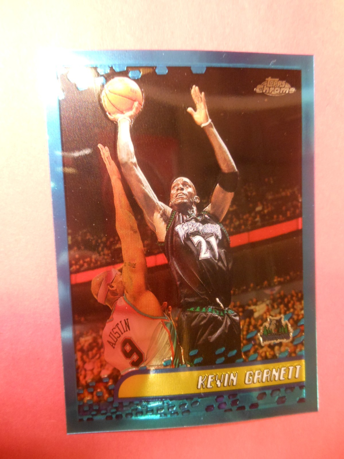 KEVIN GARNETT, 2001-02 TOPPS CHROME #21