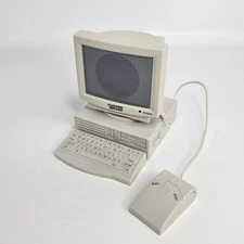 Vintage Electro Brand AM/FM Mini Desktop Computer Radio TESTED 1990s