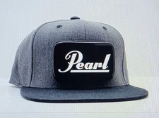 Pearl Hat, Removable Metal Patch, Snapback