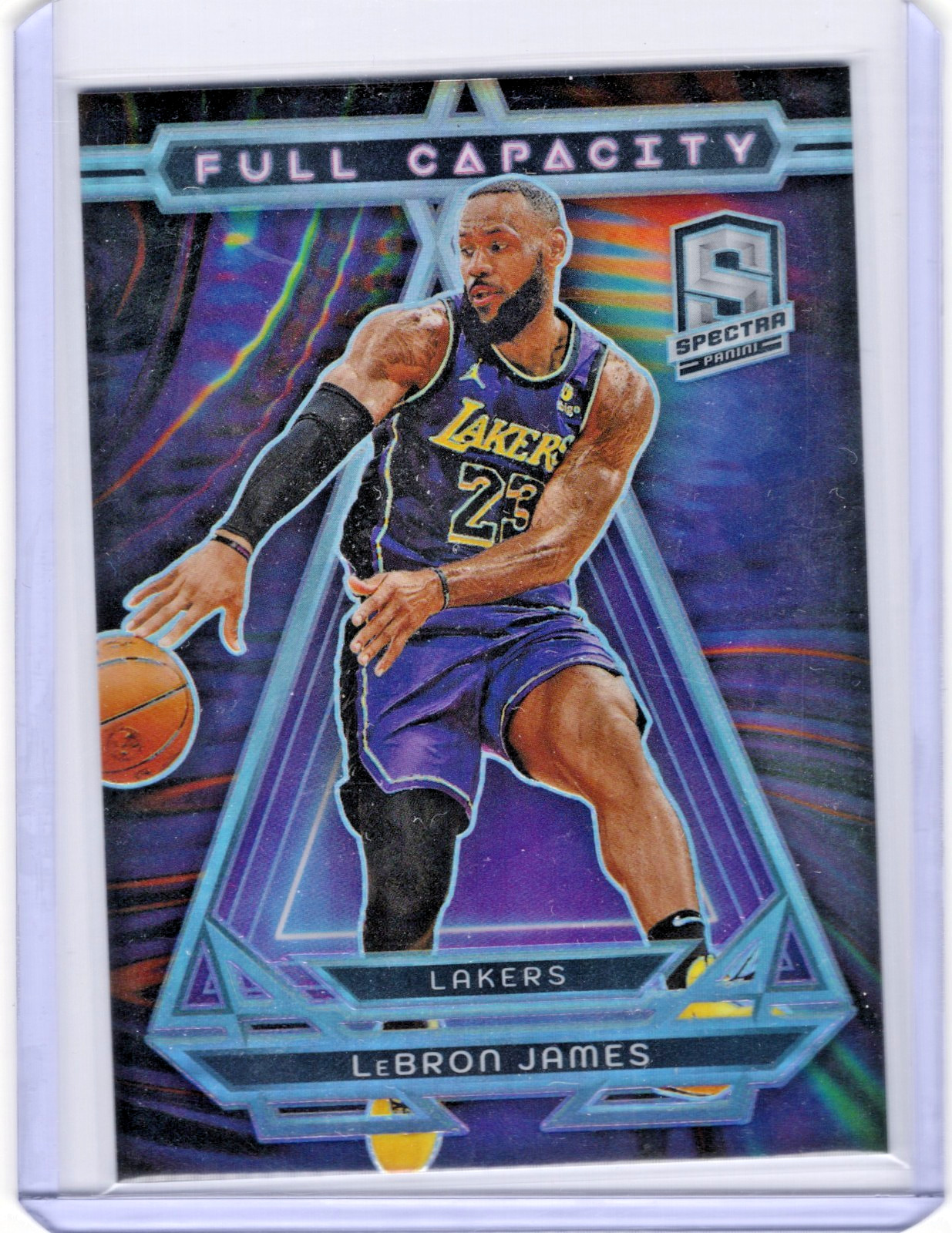 2023-24 Panini Spectra Lebron James Full Capacity Prizm #25 Lakers Case HIt SSP