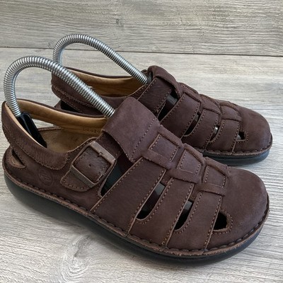 Birkenstock Footprints Madeira  Brown Leather Fisherman Sandals EU  36/ US 5.5-6