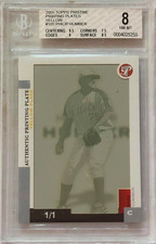 1/1 PHILIP HUMBER ROOKIE RICE U.2005 TOPPS CARD PRINTING PLATE Perfect Game 2012