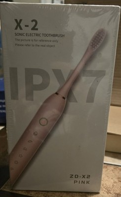 2 Pack Electric Toothbrush Set,Comes with 8 Brush Heads & 6 Speed White & Pink 