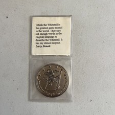 Vintage Larry Benoit  "I Am A Tracker"  Silver Coin.  2002.