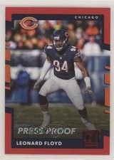 2017 Panini Donruss Press Proof Red Leonard Floyd #259 00ah