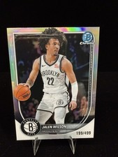 Jalen Wilson #BCV-60 Chrome Refractor /499 Topps 2025-26 Bowman Basketball