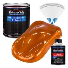ProductionShop High Gloss Atomic Orange Pearl Acrylic Enamel Quart Kit Paint