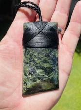 Toki Jade Pendant, (New Zealand, Pounamu, Greenstone)