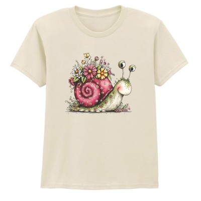 Skurrile Frühlingsschnecke Jungen Mädchen Kinder T-Shirt Garten Geburtstag Geschenk für Kinder