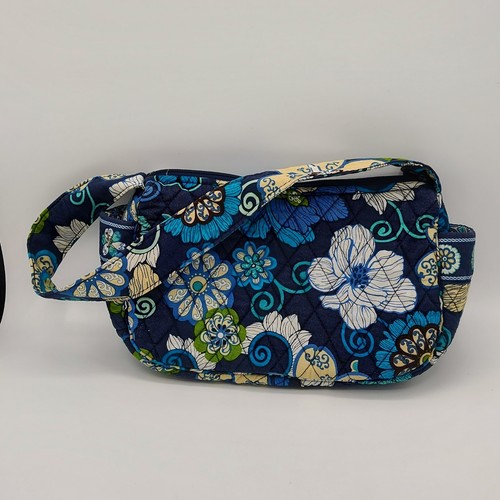 Vera Bradley Mod Floral Blue Maggie Purse Single Shoulder Strap - Picture 5 of 9