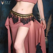 Belly Dance Hip Waist Chain Belt Hip Scarf Tassel Hip Chain Dance Accessories
