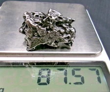 87.57 gram - Campo Del Cielo - Iron Meteorite Crystal - found in Argentina