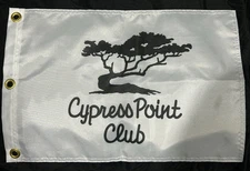 CYPRESS POINT CALIFORNIA PGA TOUR US PIN FLAG WITH GROMMETS FREE SHIPPING