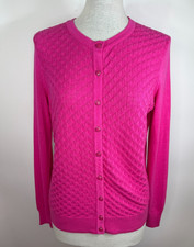 Charter Club Cardigan Sweater Size Small Button Lightweight Fine Gauge Pink NWT