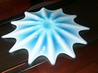 FOSTORIA HEIRLOOM BLUE OPALESCENT PLATE 17” #2570/575 — photo 9