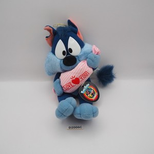 Peluche Vintage Tiny Toon Adventures Furrball, état D'occasion, Objet Collection