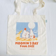 NWOT Moomin anniversary 2022 light weight canvas tote shoulder bag Japan