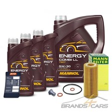 MANN �LFILTER + 8l 5W-30 F�R BMW 3-ER E46 E90 5-ER E60 7-ER E65 X3 X5 3.0-d M57
