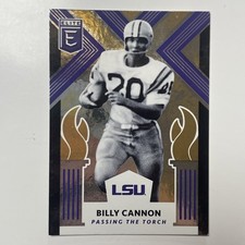 Billy Cannon Joe Bellino 2018 Panini Elite Draft Picks Passing the Torch #9 NM