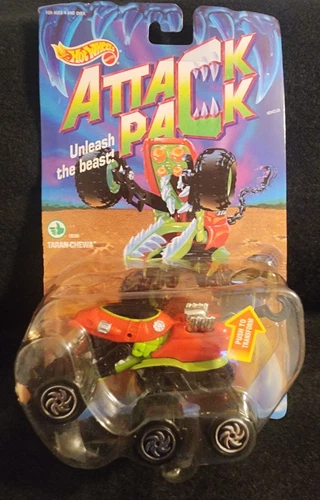 Great Vintage Hot Wheels Attack Pack Taran-Chewa Monster Truck Mattel 1992 NEW