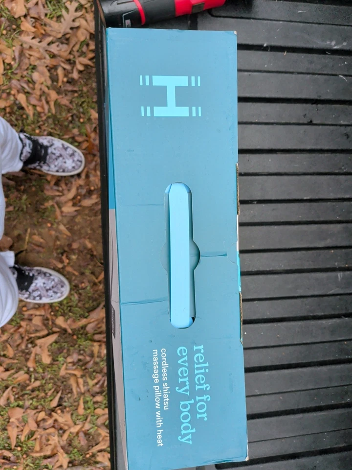 Almohada de masaje de gel contorneado Homedics - Nueva (pequeño desgarro en caja) Foto 2 de 2